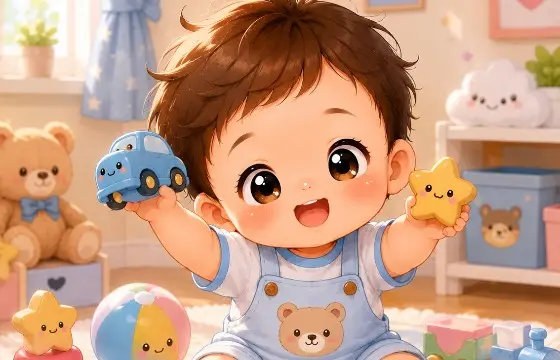 Você é um bebê alegre!