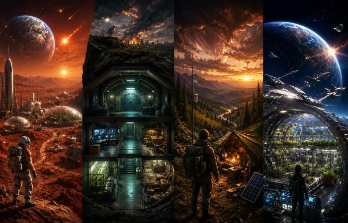Como será o seu refúgio no dia do fim do mundo?
