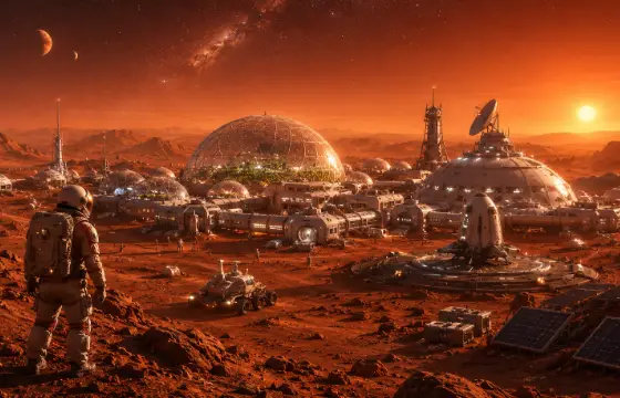 A Colónia Científica de Marte 🚀