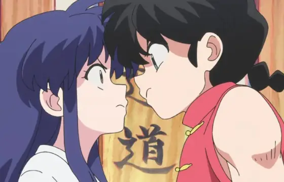 O ranma e a akane ja se beijaram no anime?