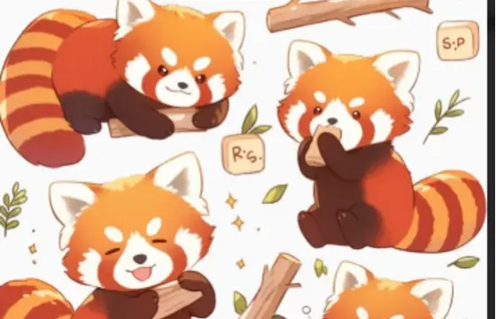 Os pandas vermelhos estão mais próximos dos :