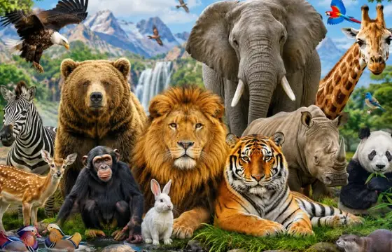 Para te presentear, você se tornou o mais especial da selva! (Se você se deu bem) E os animais te adoraram!