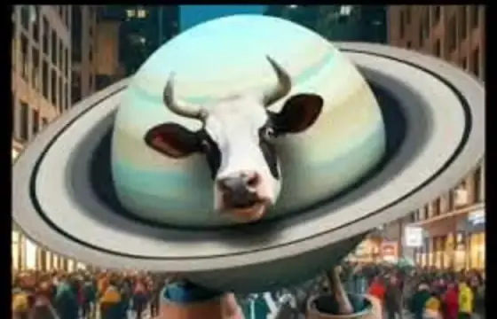 Lá vaca Saturno saturnita