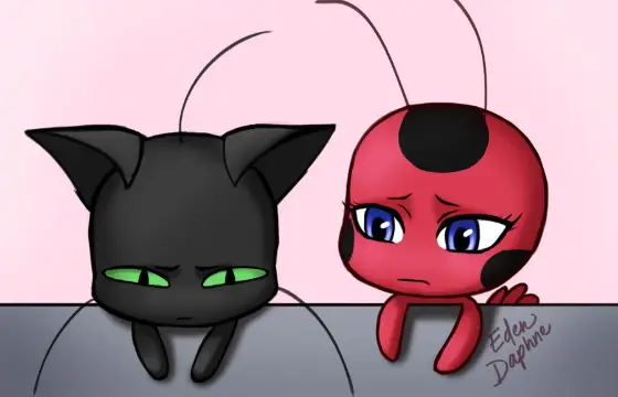 Qual o nome dos kwamis da ladybug e do cat noir?