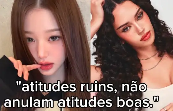 QUAL DELAS DUAS LEVOU MAIS HATE?