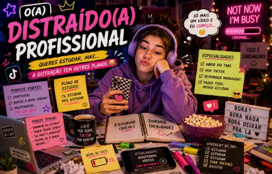 O Distraído Profissional 📱