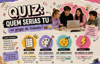 Quem serias tu no grupo de trabalho?