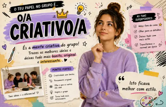 O/A Criativo/a 🎨