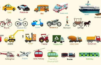 Meios de Transporte em inglês