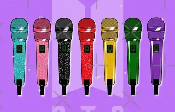Adivinhe qual é o membro do BTS pelo microfone