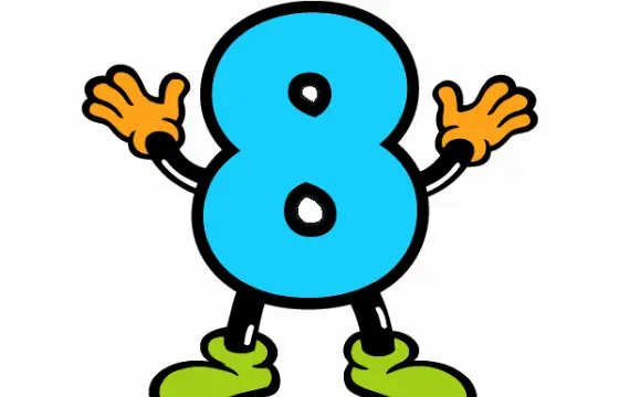 Como se diz o número 8 em inglês?