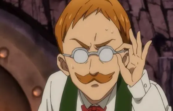 Escanor pequeno e fraco